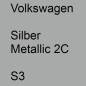 Preview: Volkswagen, Silber Metallic 2C, S3.